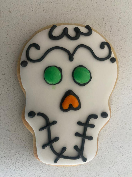 Skeleton Face Cookie