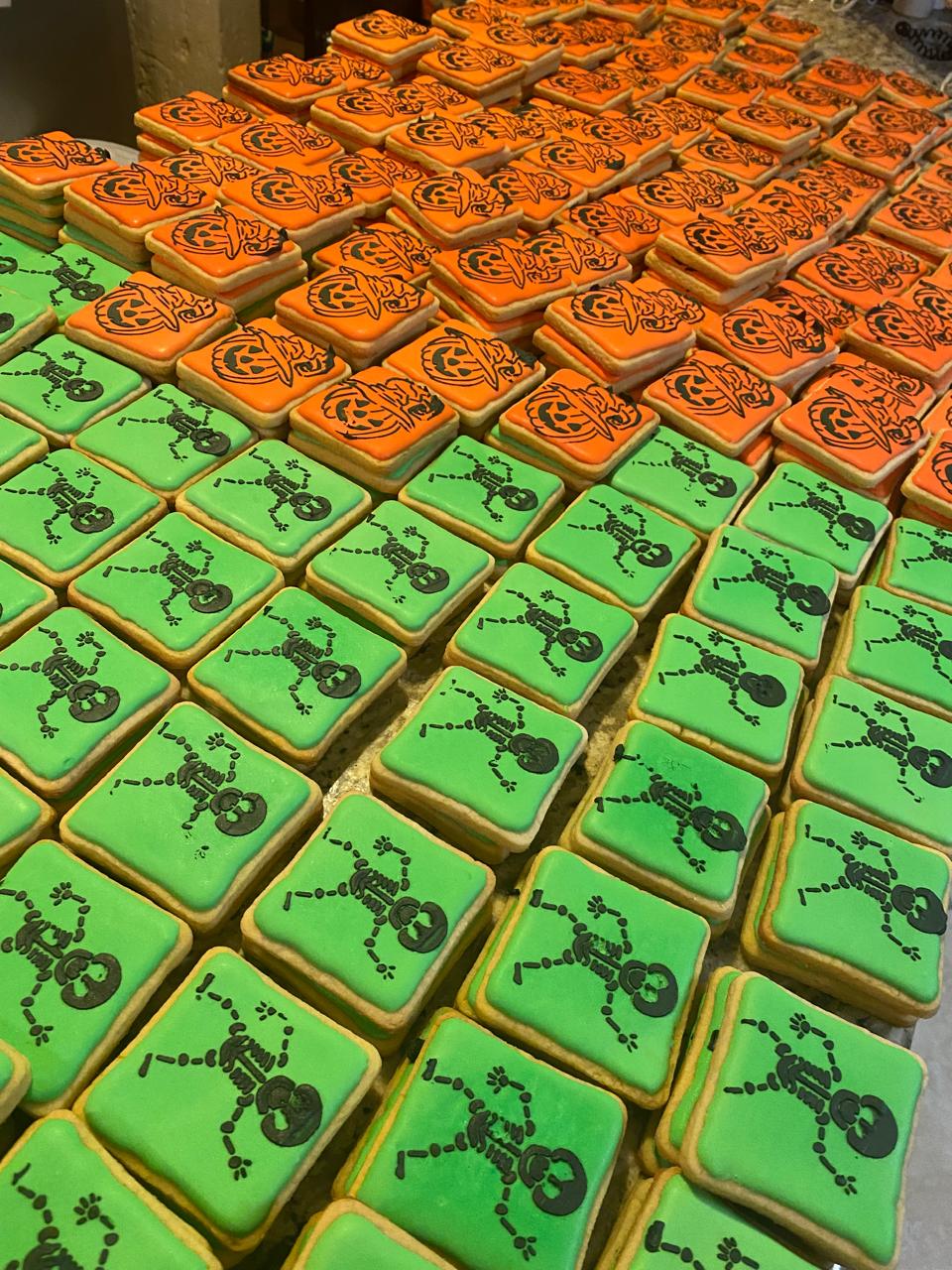 Halloween Stamped Cookies